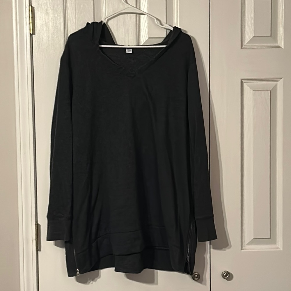 Old Navy - Dark Grey Hoodie with zippers- Size XXL